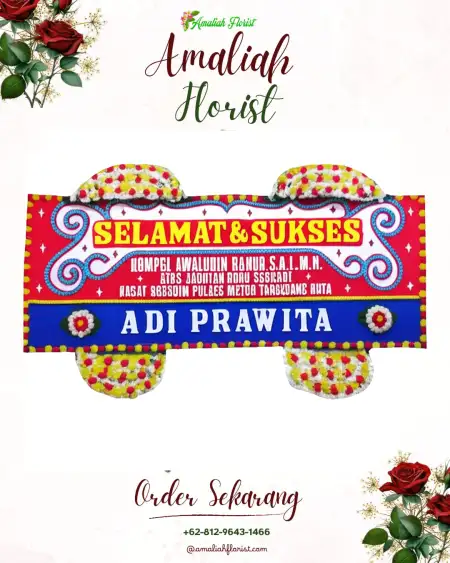 Papan Bunga Ucapan Selamat Marparan
